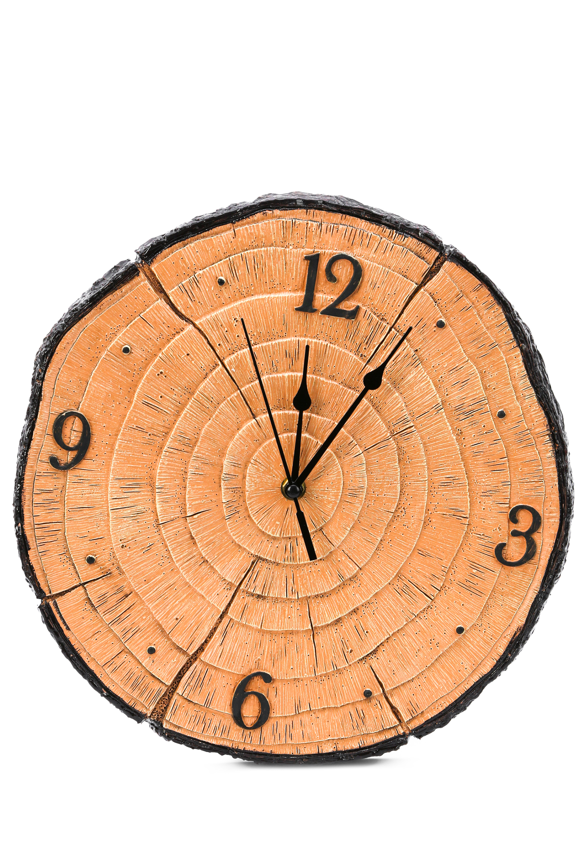 Часы настенные бесшумные часы настенные бюрократ wallc r77p коричневый