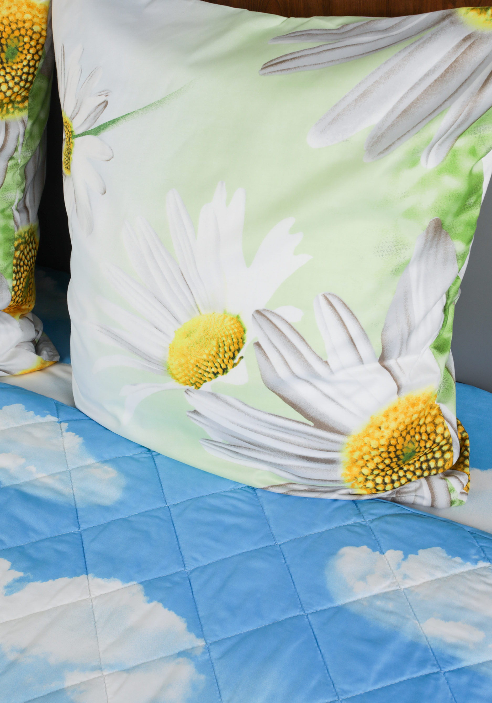 Спальный комплект "Ромашковое лето" Matex, цвет зеленый, размер 70х70 - фото 4