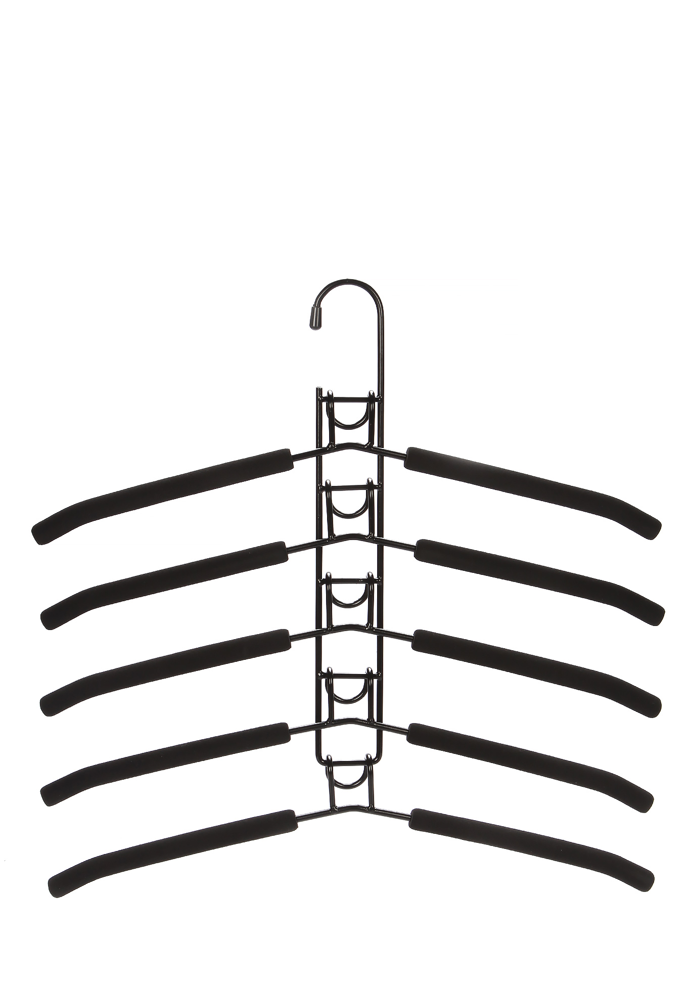 Вешалка-трансформер для одежды  5 в 1 Bradex, цвет черный - фото 1