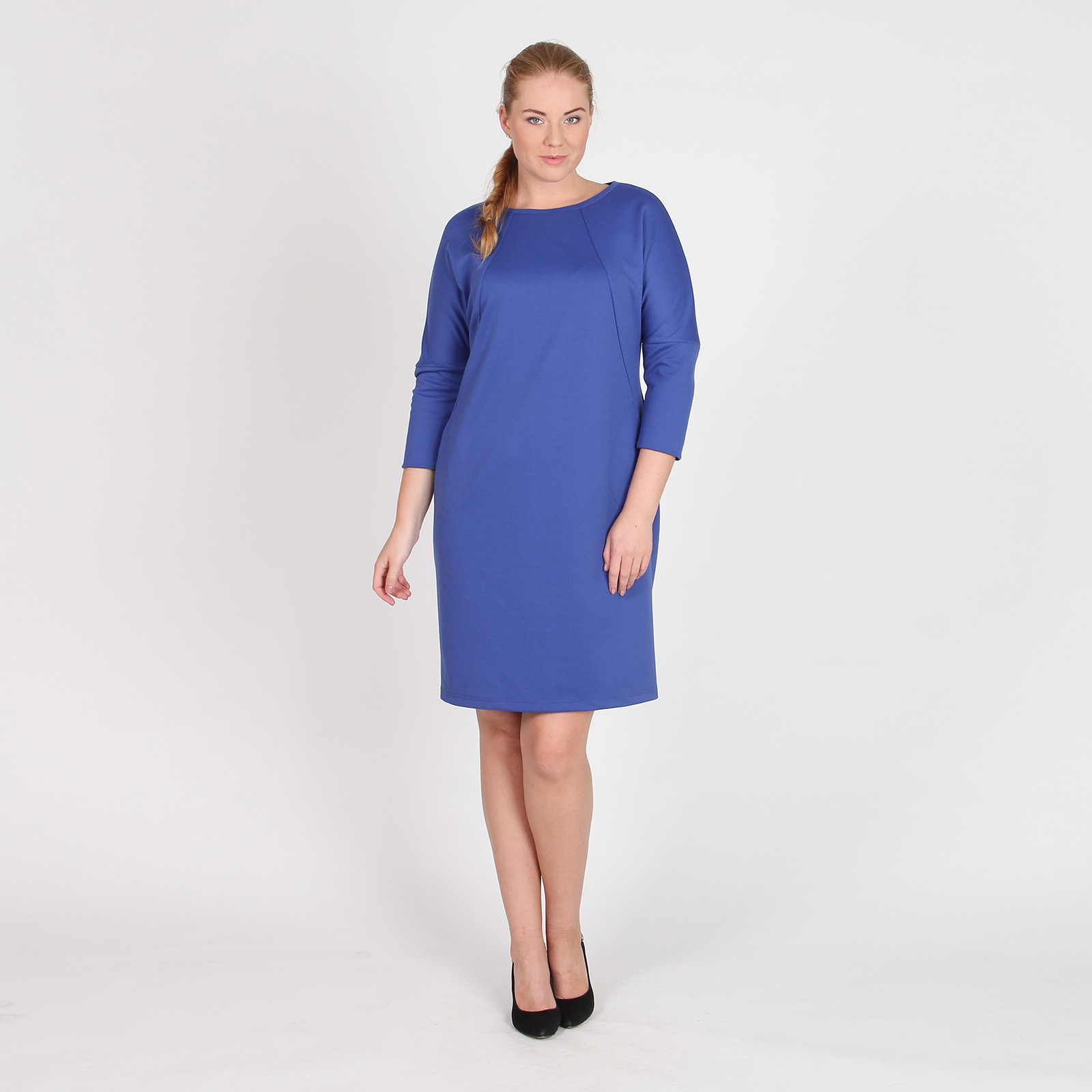 Платье с карманами Adzhedo, цвет синий, размер 48 - фото 1