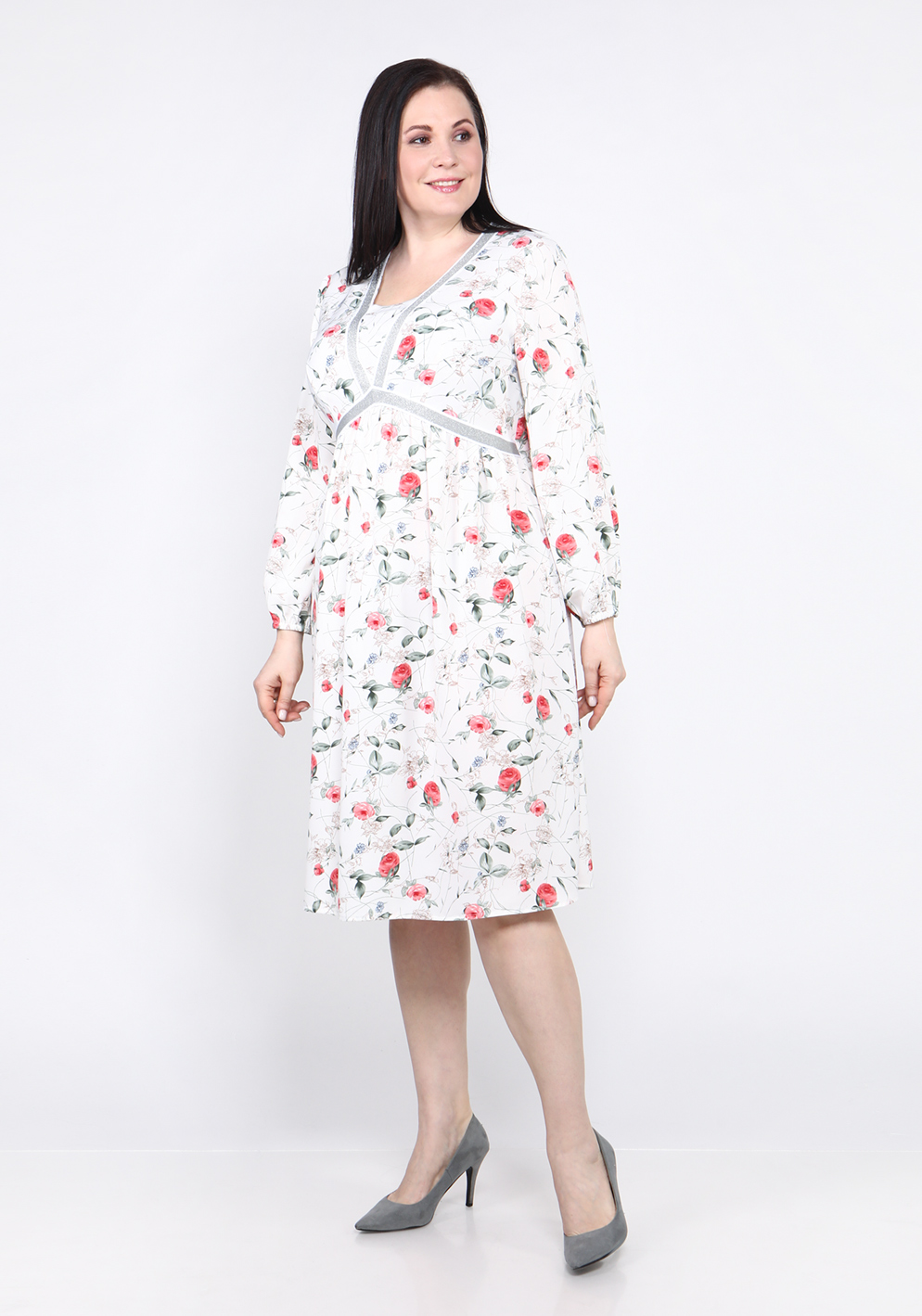 Платье "Луговые цветы" Lomara, размер 48 - фото 2