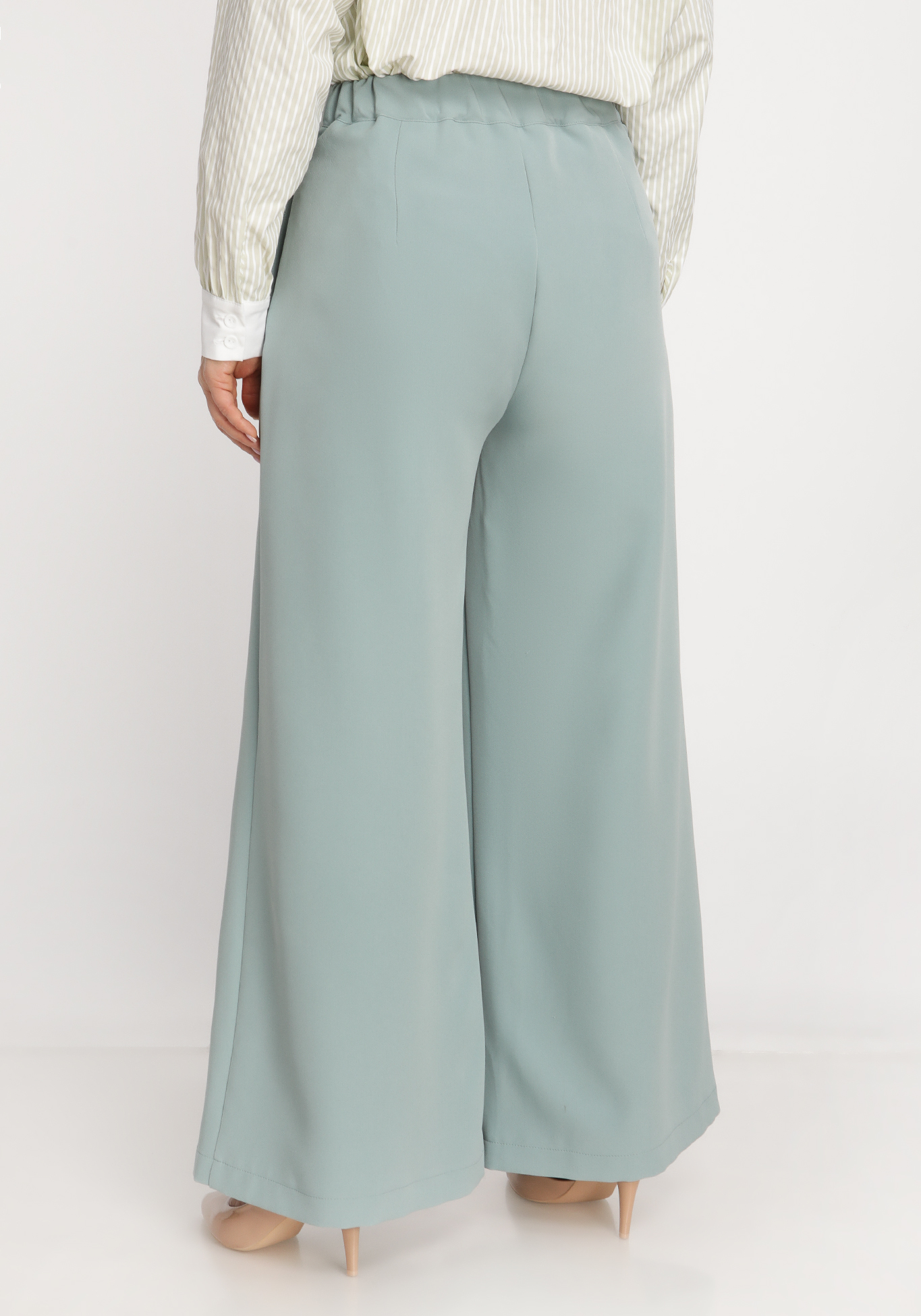 Юбка-брюки со складками SVETLANA VORONTSOVA, размер 54, цвет бежевый - фото 7