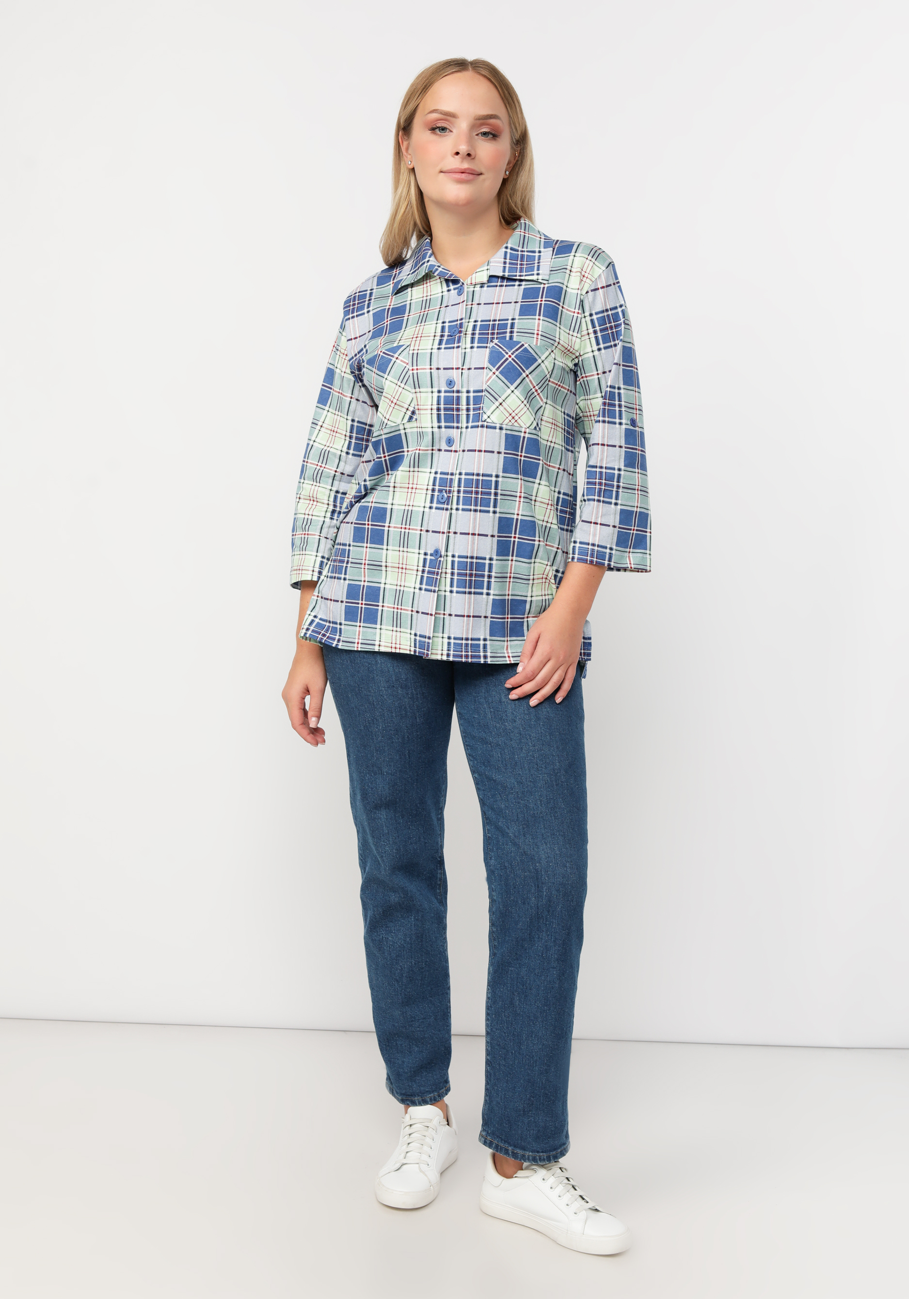 Блуза "Нежное цветение" Алтекс, размер 54 - фото 10