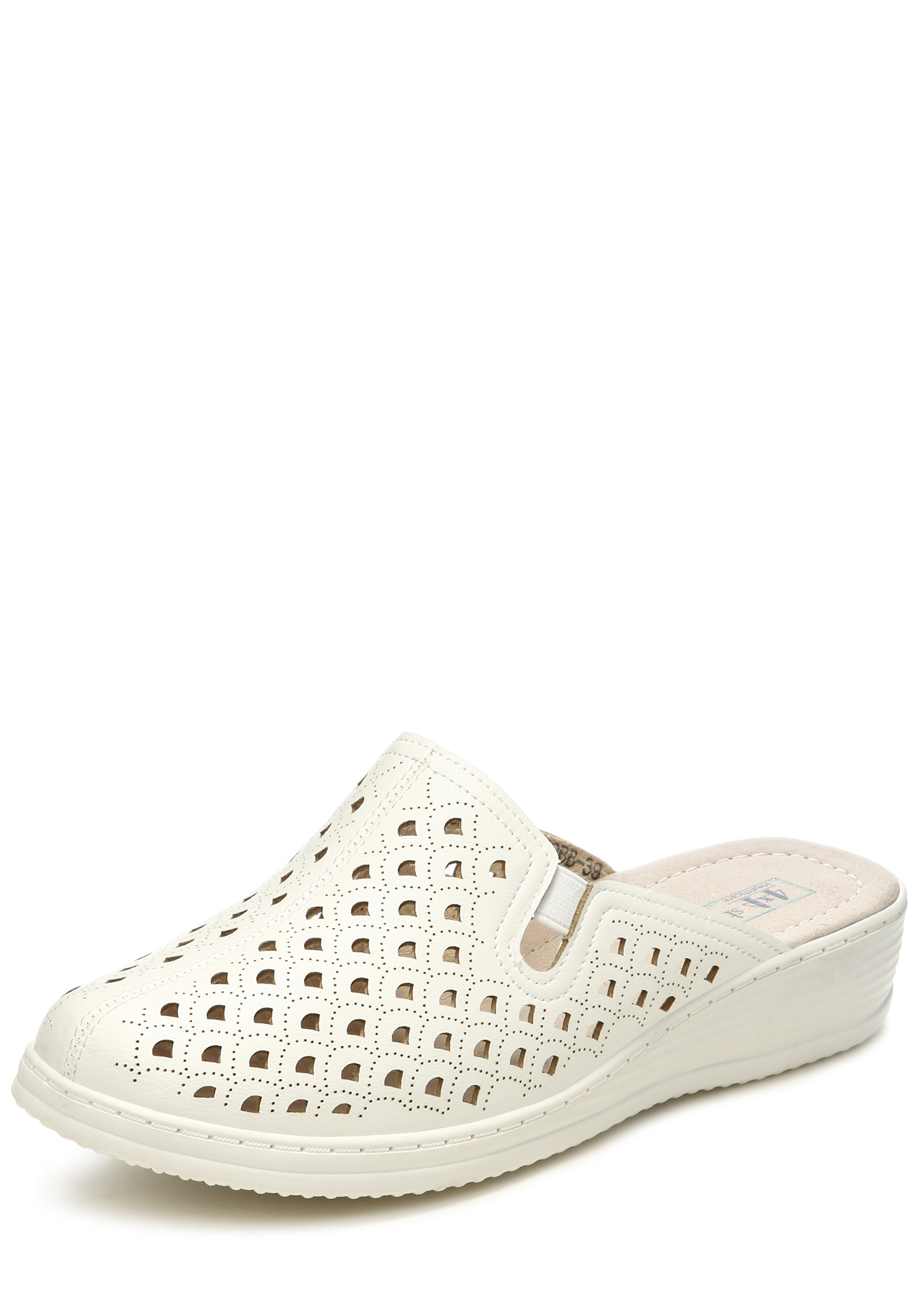 Сабо женские "Ника" 4x4 shoes, цвет белый, размер 36