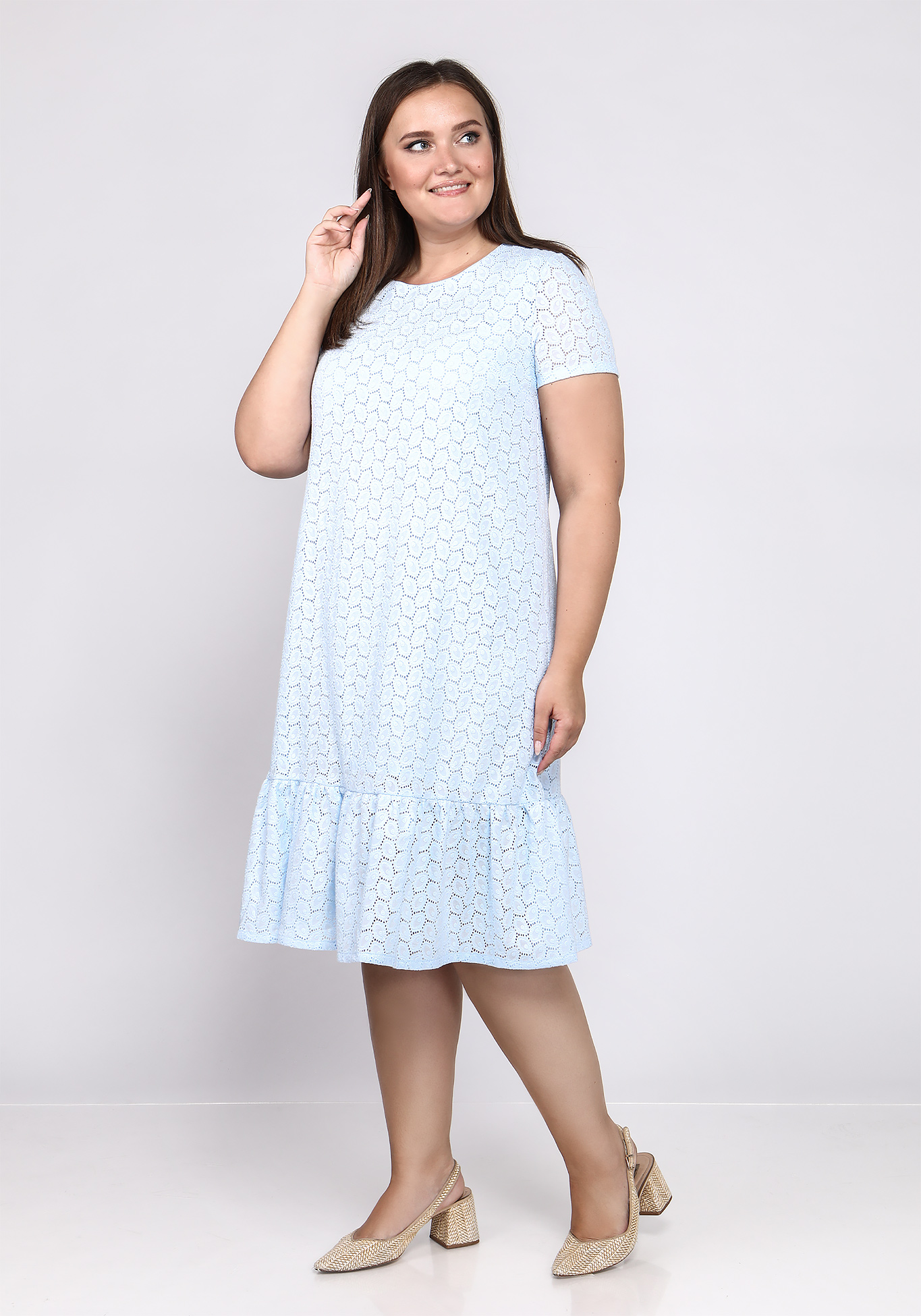 Платье "Воздушная симфония" Vivienne Mare, размер 48, цвет молочный - фото 6