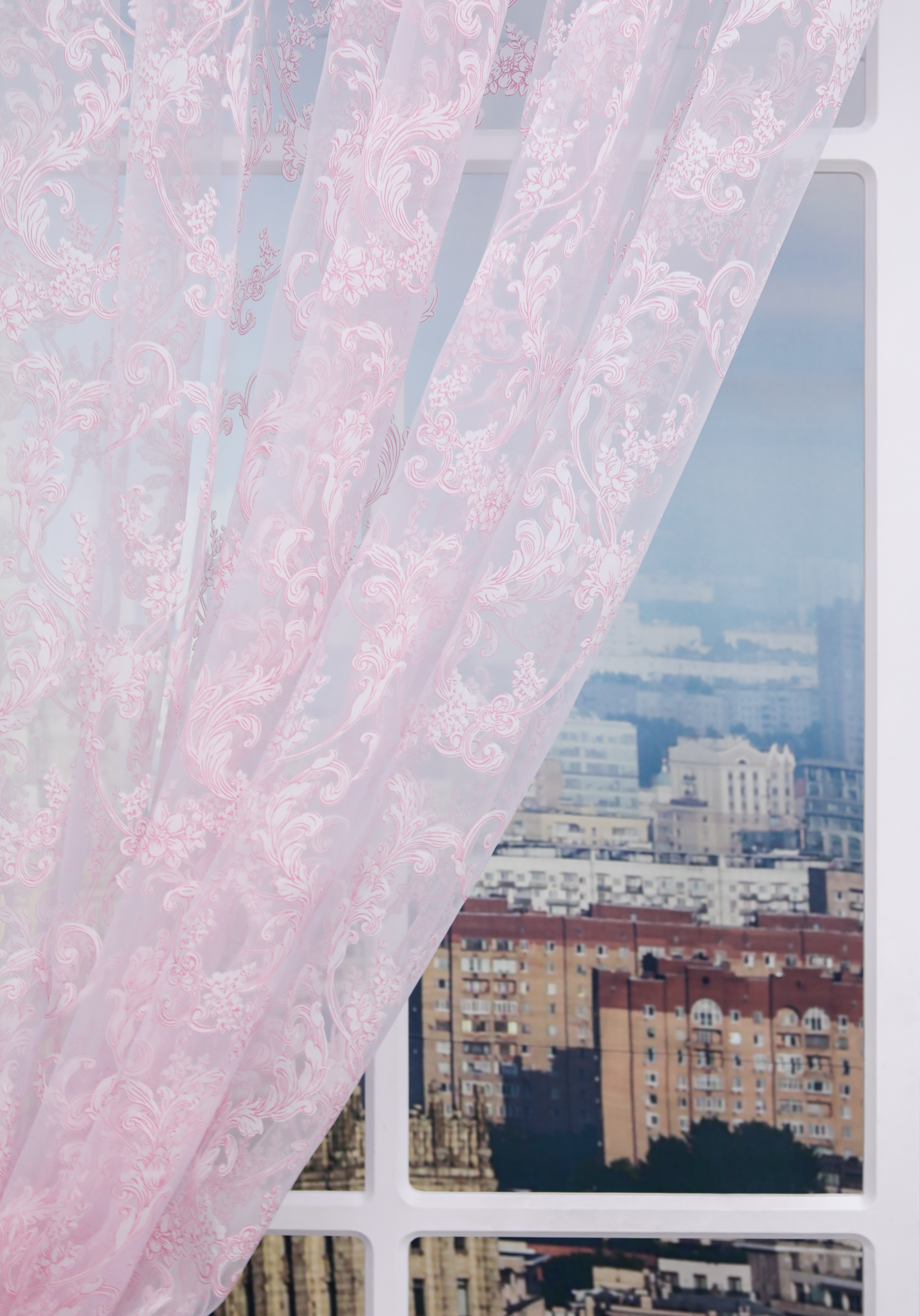 Тюль "Аврора" Галант, цвет розовый, размер 300*270 - фото 8