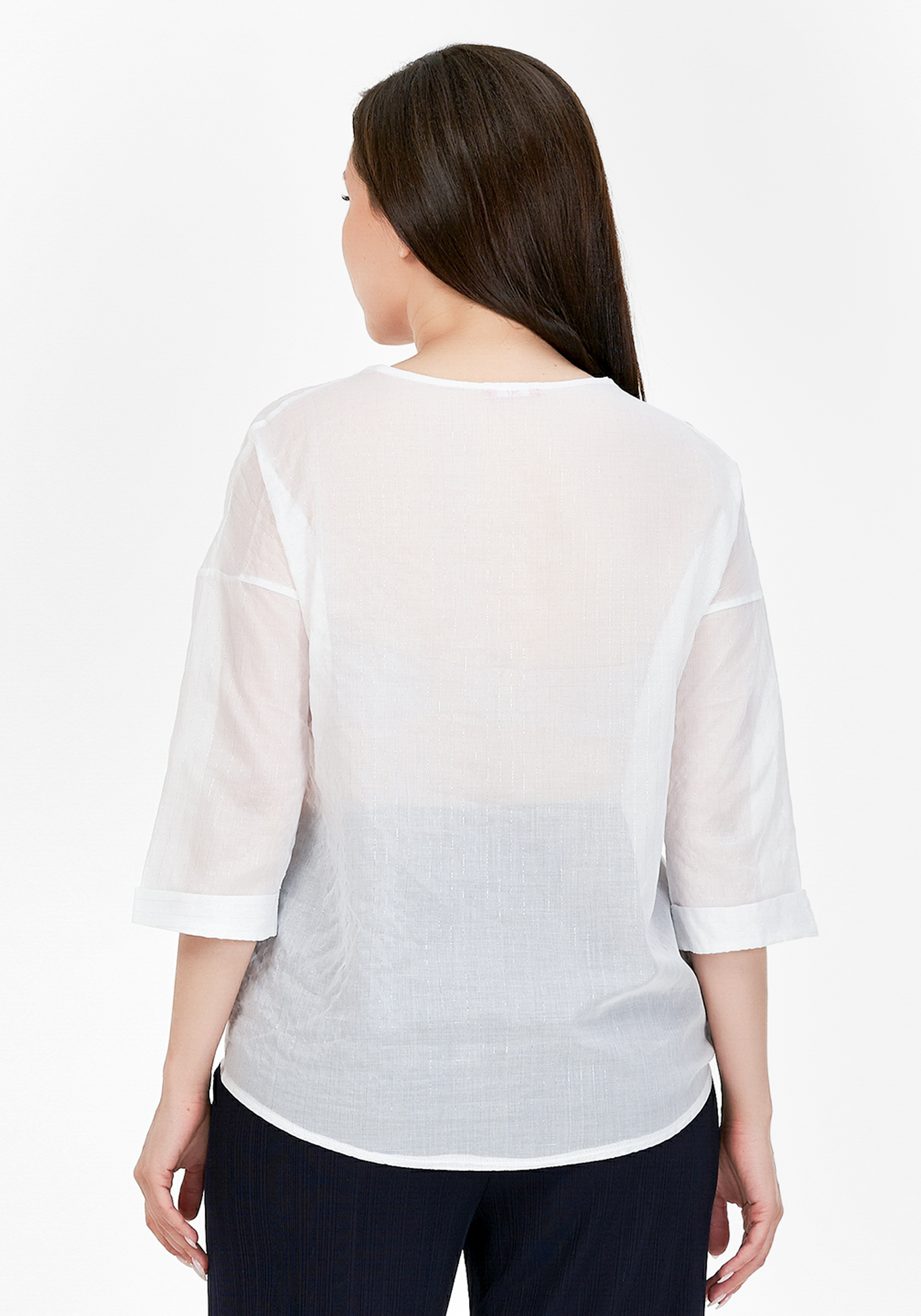 Блузка "Маргарет" Veas, размер 48, цвет белый - фото 4