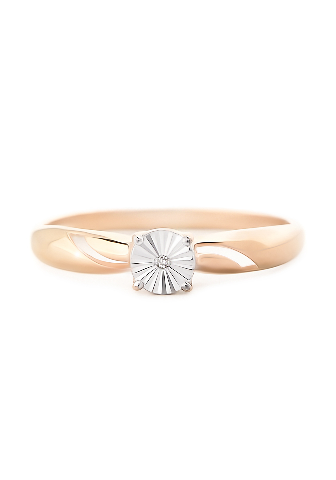 Серебряное кольцо «Элиана» Nouvelle, размер 17 солитер - фото 2