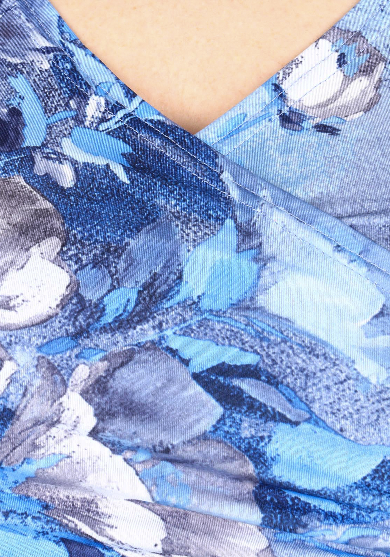 Платье на запахе с цветочным принтом Lina, размер 50 - фото 9