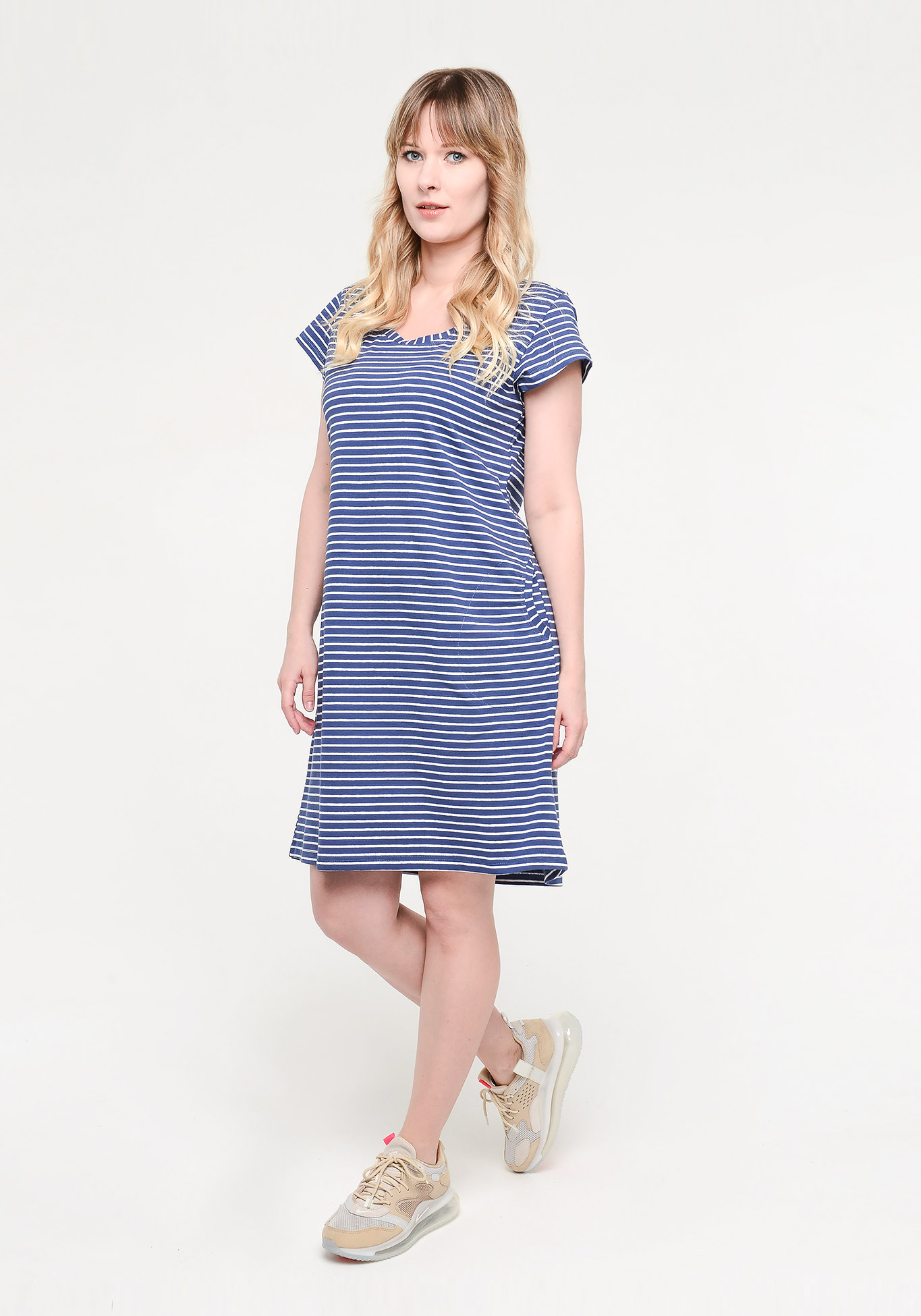 Платье "Ариана" Алтекс, размер 46, цвет синий - фото 2