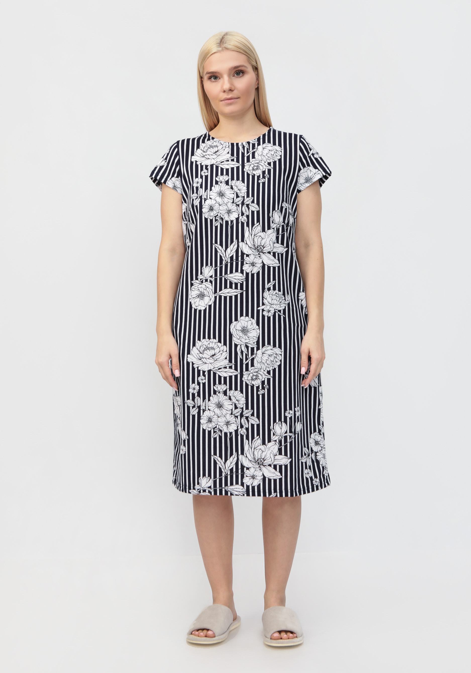 Платье "Прекрасный подарок" ТМ ТЕКСПЛЮС, цвет серый, размер 54 - фото 10