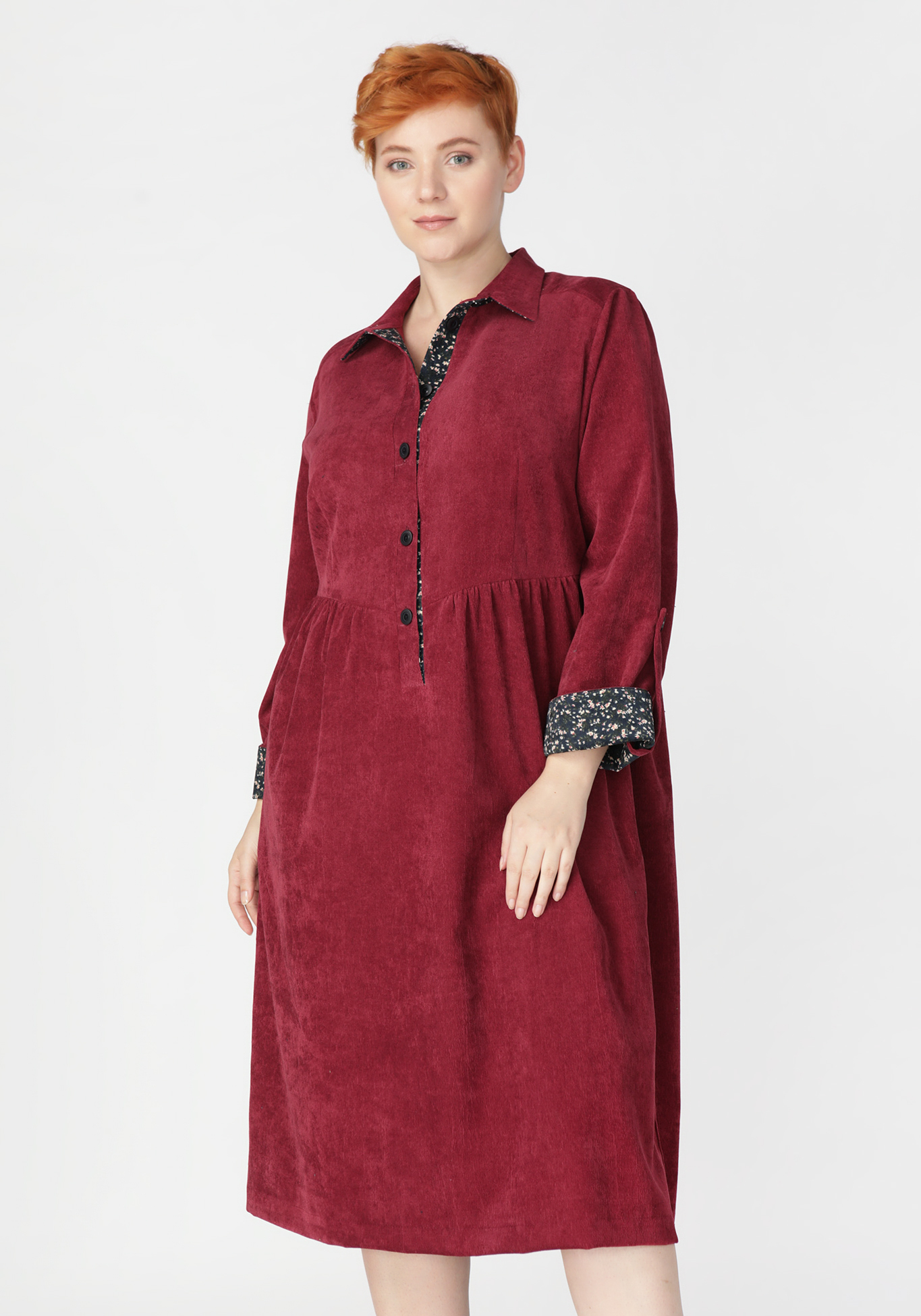 Платье «Оригинальный стиль» Bianka Modeno, размер 50, цвет красный - фото 1