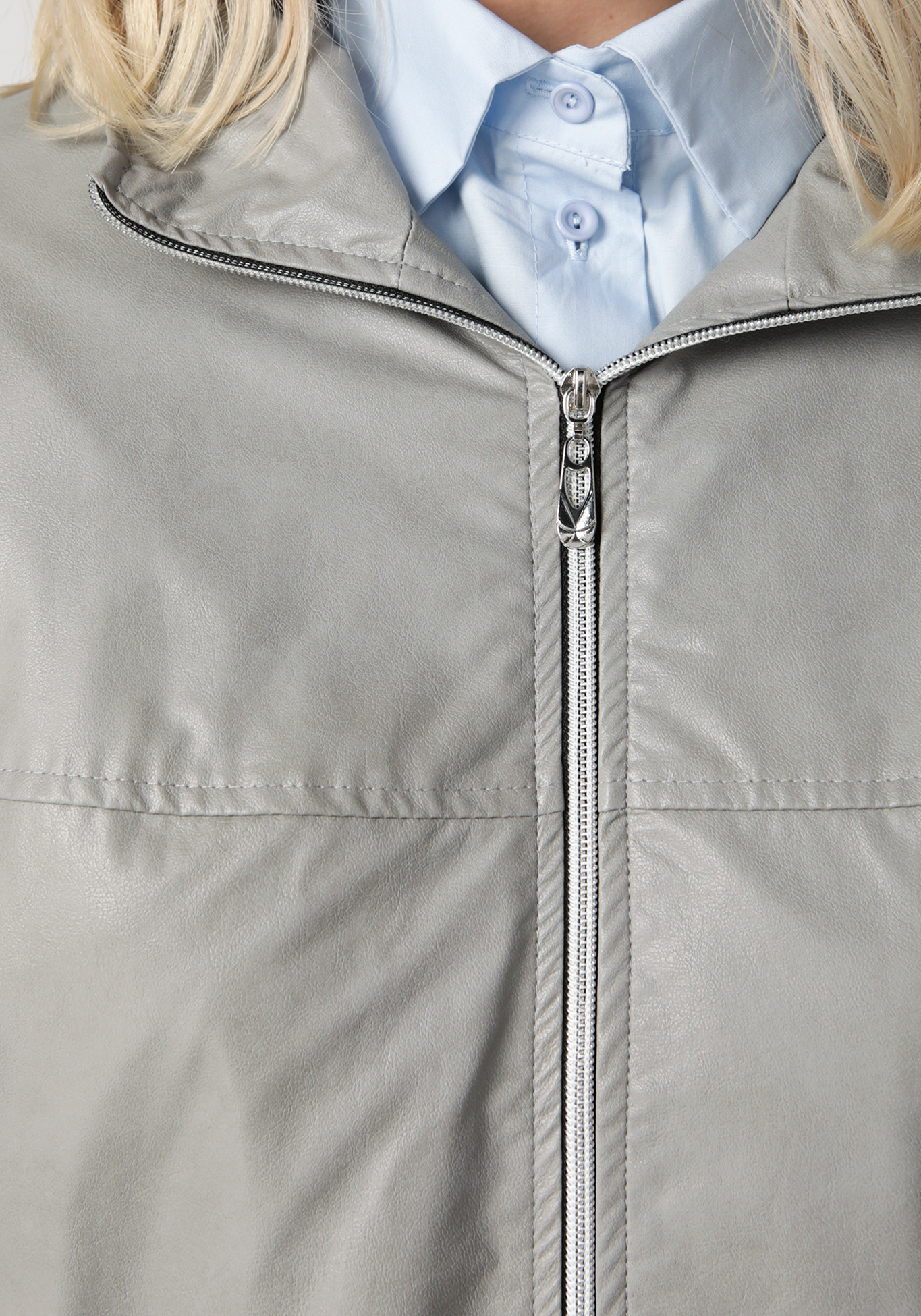 Куртка «Городской взгляд» Bella signora, цвет серый, размер 50 - фото 6